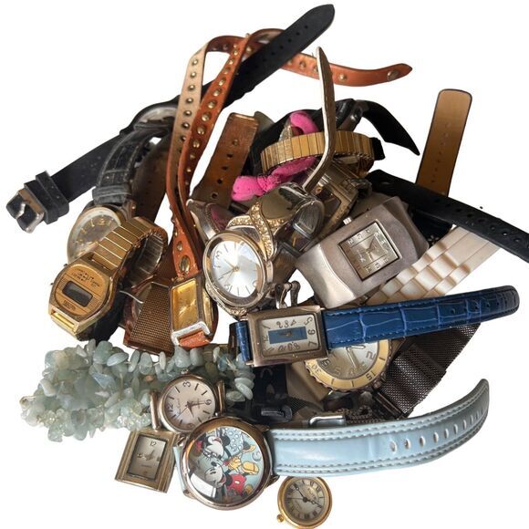 2 POUNDS‎ Broken / Damaged WATCHES Lot / Repair Parts / Junk / Pre-Owned Watches - Picture 5 of 7